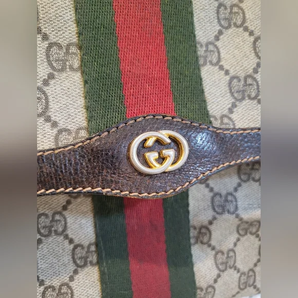 Gucci Vintage Ophidia Parfums Flap Clutch - Picture 11 of 16